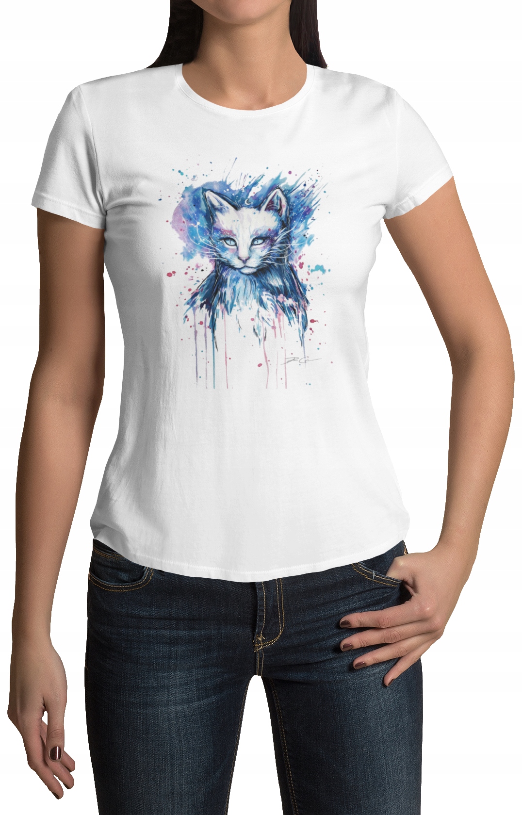 

Koszulka Damska T-shirt M Super Jakość- Wzory!!