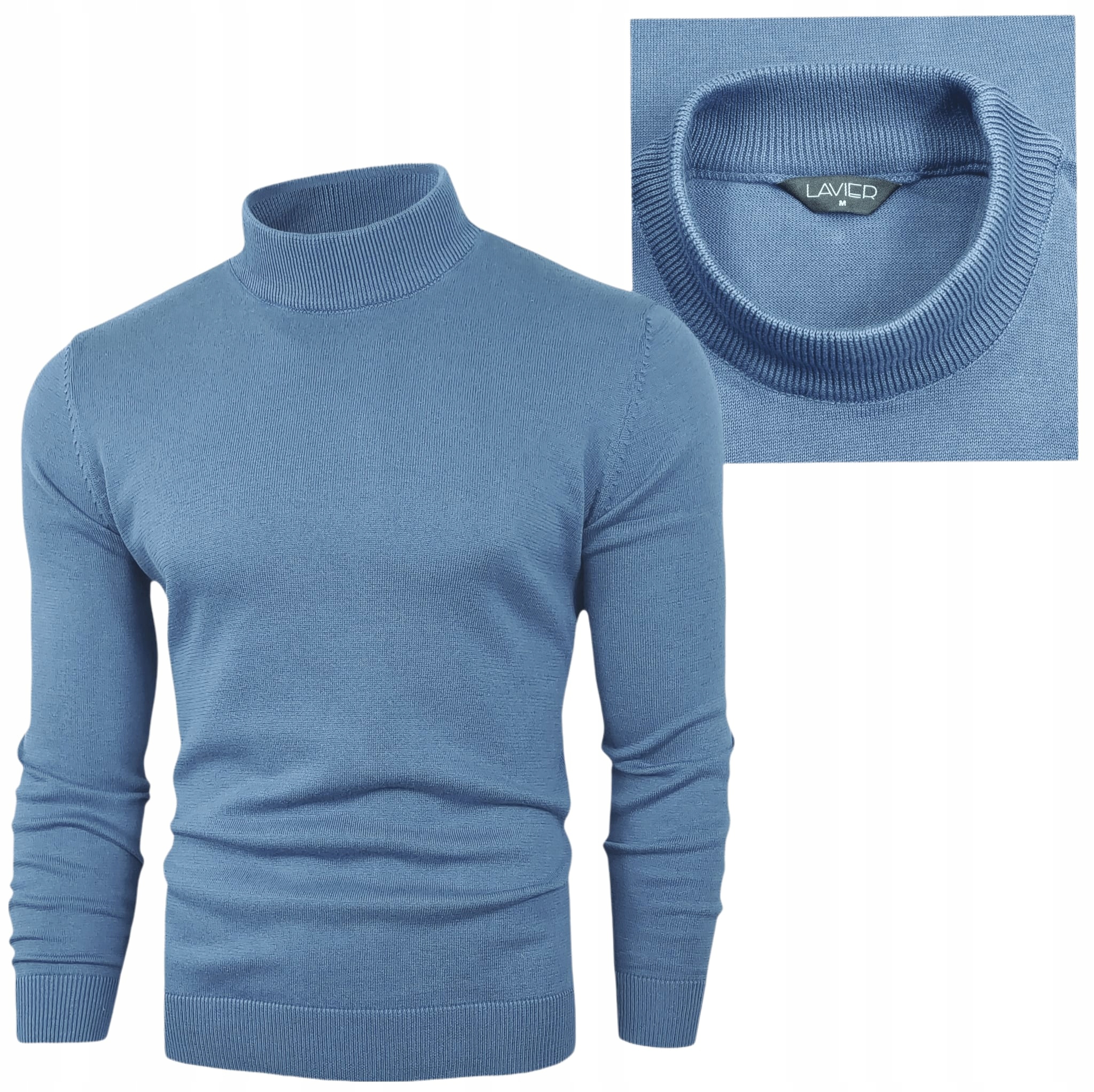 Pánský svetr Lavier 100% Bavlna se stojáčkem , vel. XL