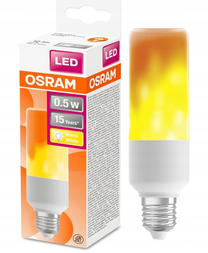 

Osram Led żarówka efekt płomienia E27 0,5W