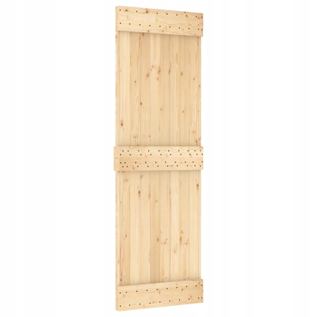 DRZWI PRZESUWNE Z OSPRZĘTEM 70X210CM LITE DREWNO SOSNOWE Rodzaj przesuwne