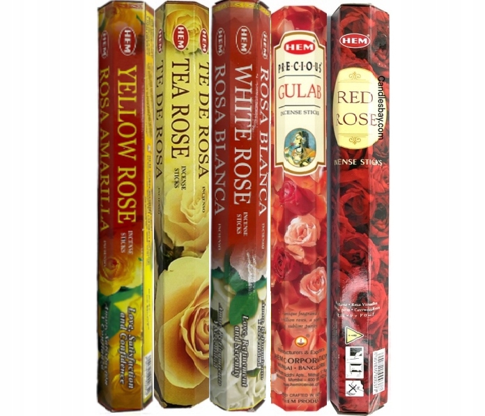 

Kadzidełka MIX Różany Róża Hem Zestaw 100szt hexa