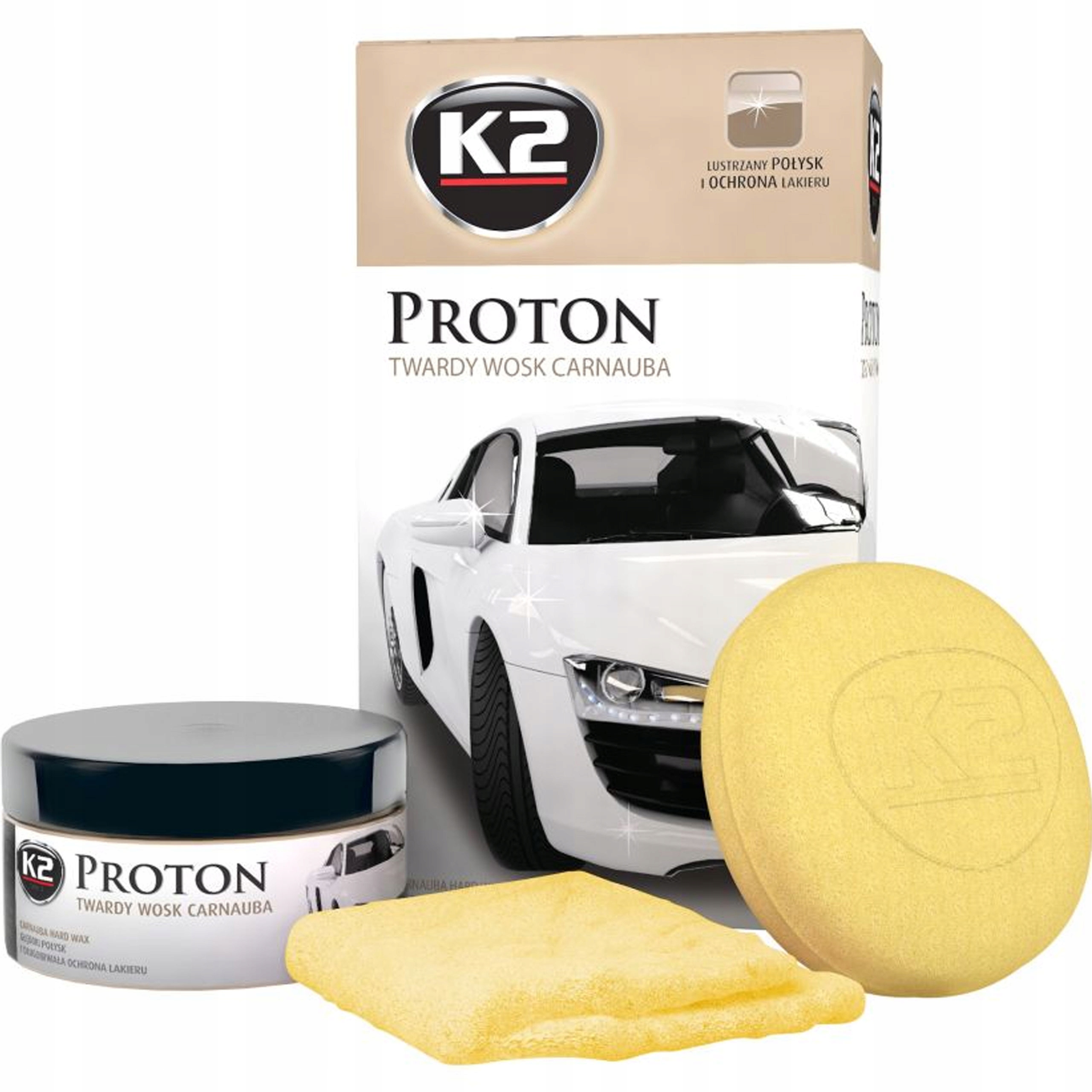 K2 Proton Tvrdý automobilový vosk Carnauba na ochranu laku 200 g G040