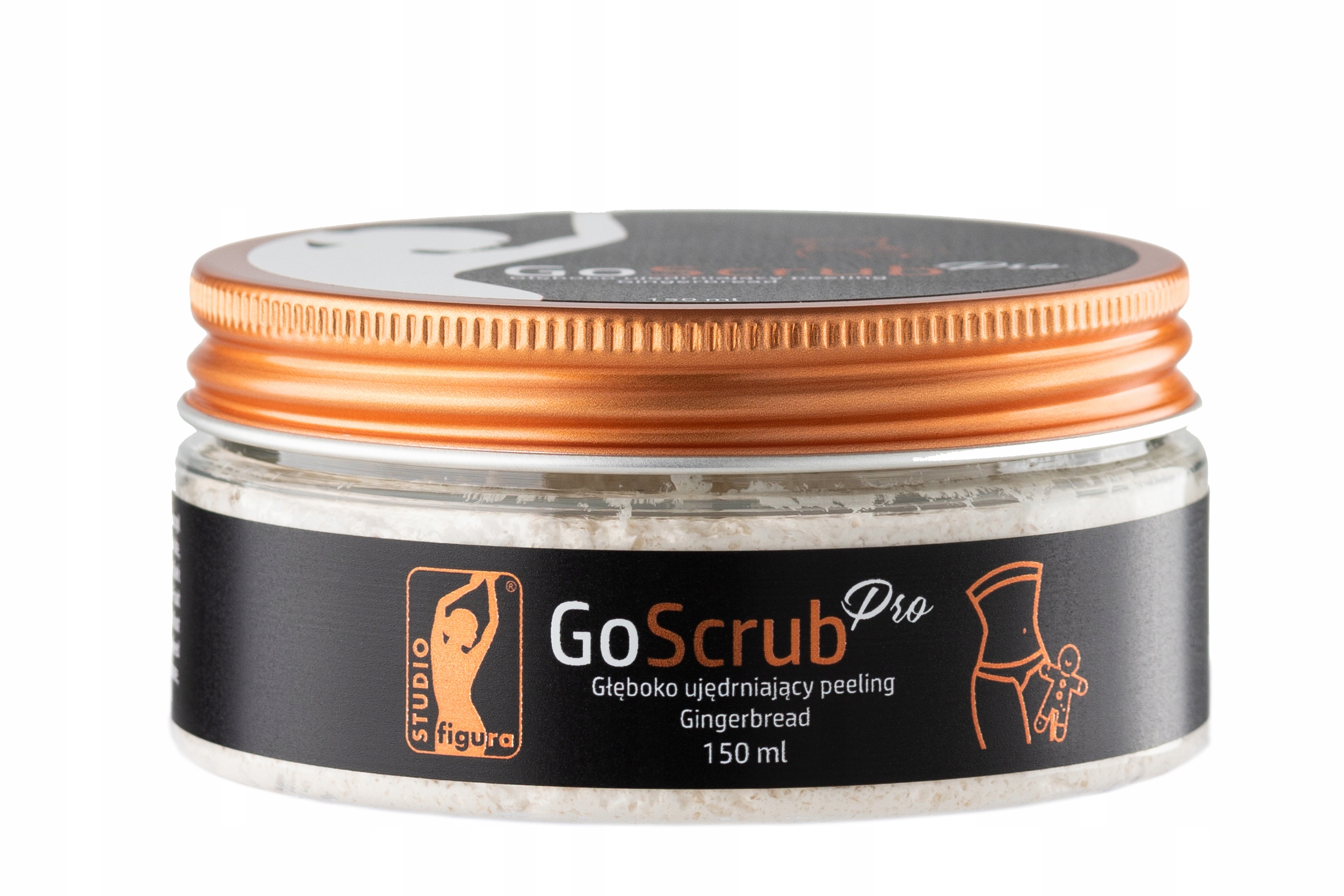 Go Scrub Pro cukrový tělový peeling s perníkovou vůní a hladkou pokožkou 150 Ml