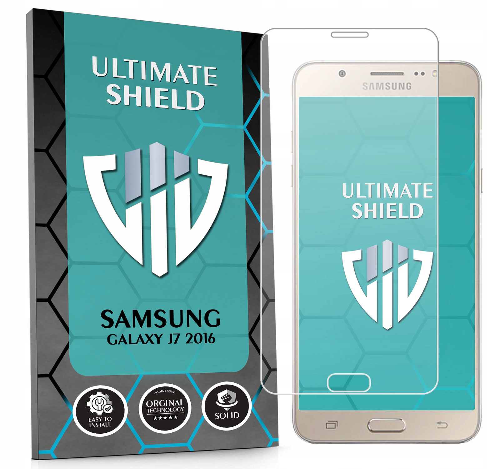 Sklo 3x Displej 7x Fotoaparát Rychlý Objektiv Pro Samsung Galaxy J7 2016