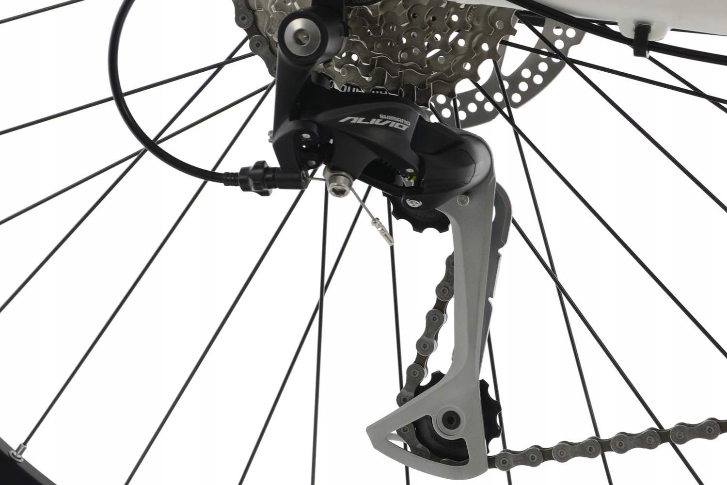 Rower Trekkingowy Kands 28 Elite Pro V3 r19' biały SHIMANO HYDRAULIKA r24D