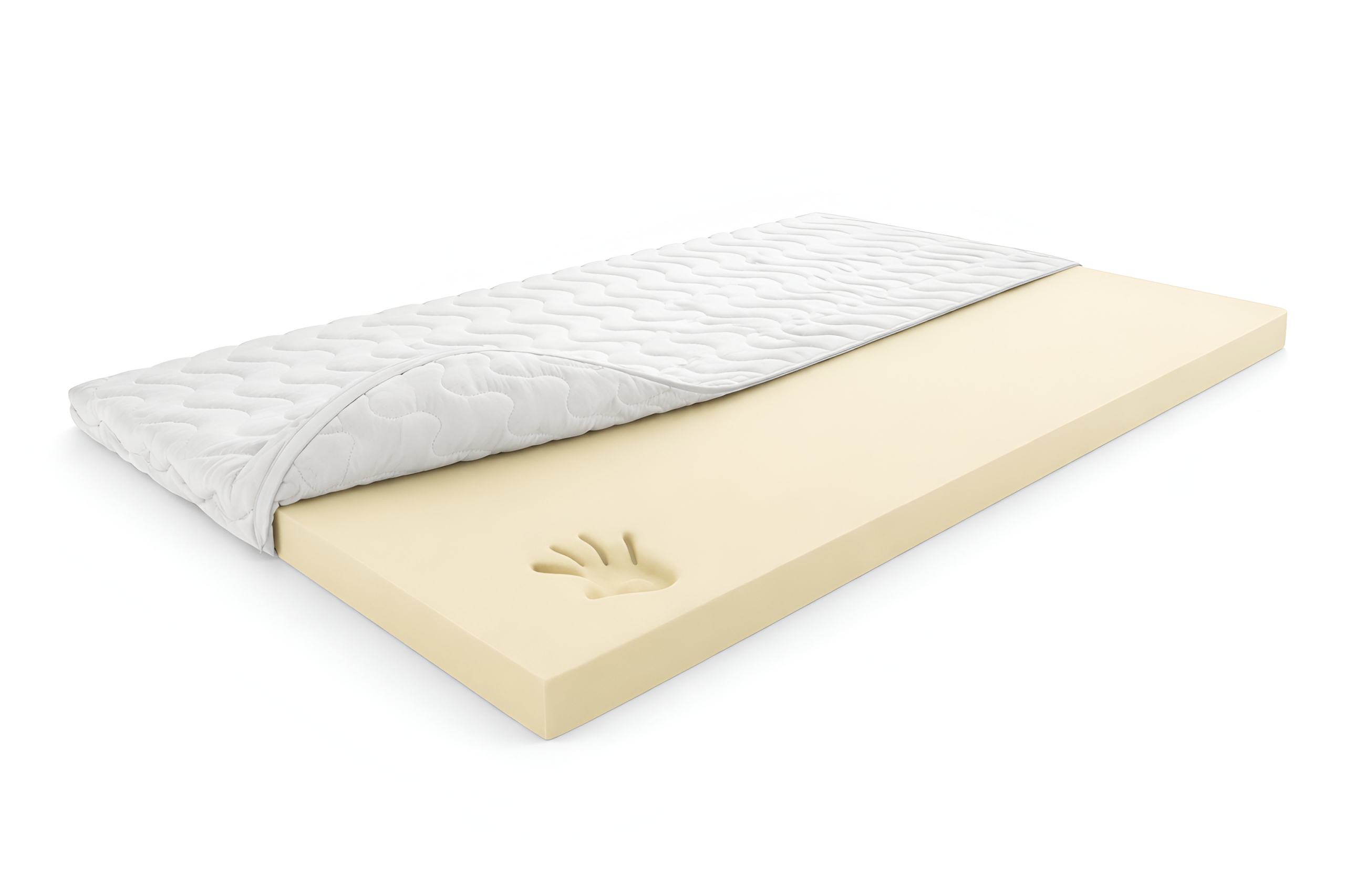 Materac nawierzchniowy Topper Visco 145x195 Mikrofibr Memory Nakładka Toper