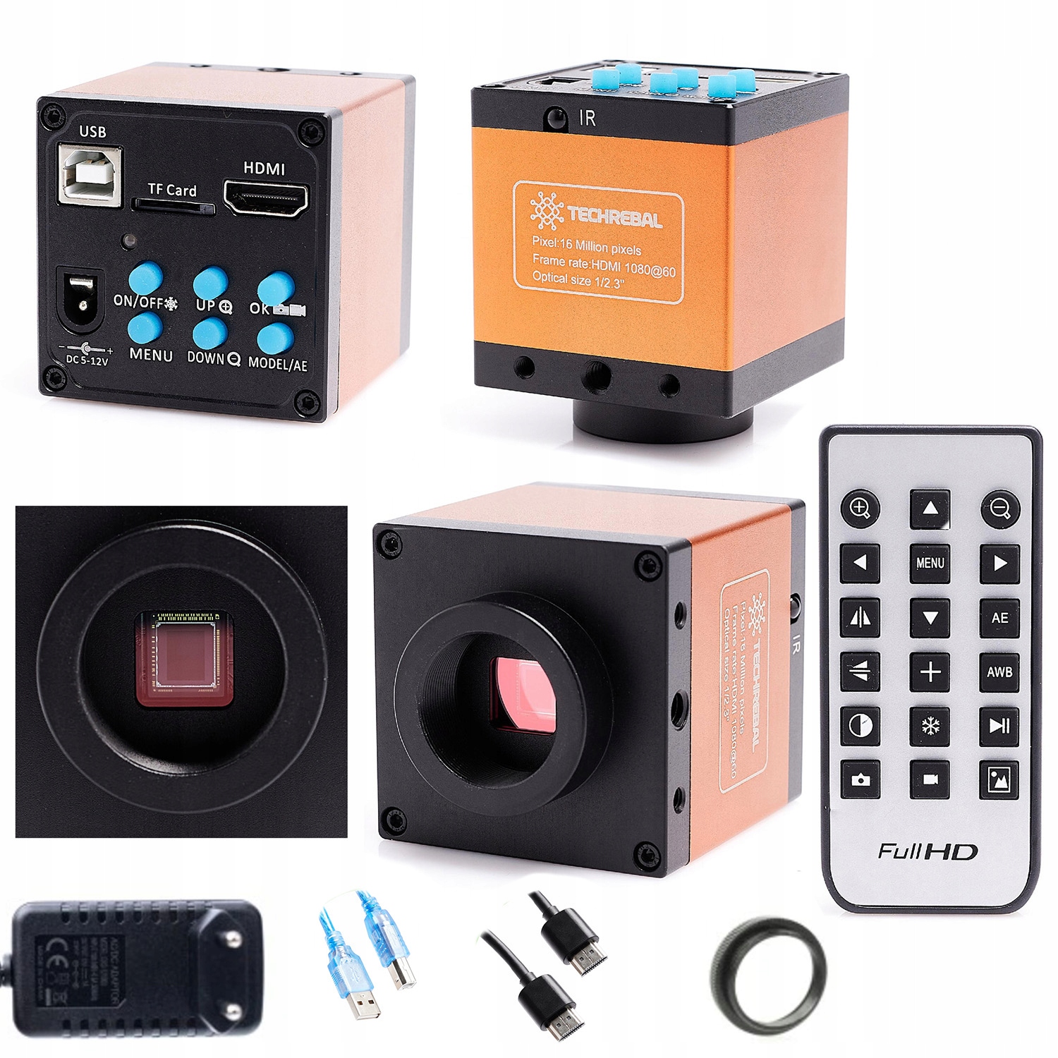 Kamera Pro Usb Mikroskop Hdmi Microsd 16MP 4K 60FPS
