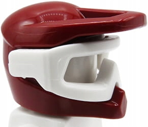 

Lego kask motocross z okularami 35458 bordowy
