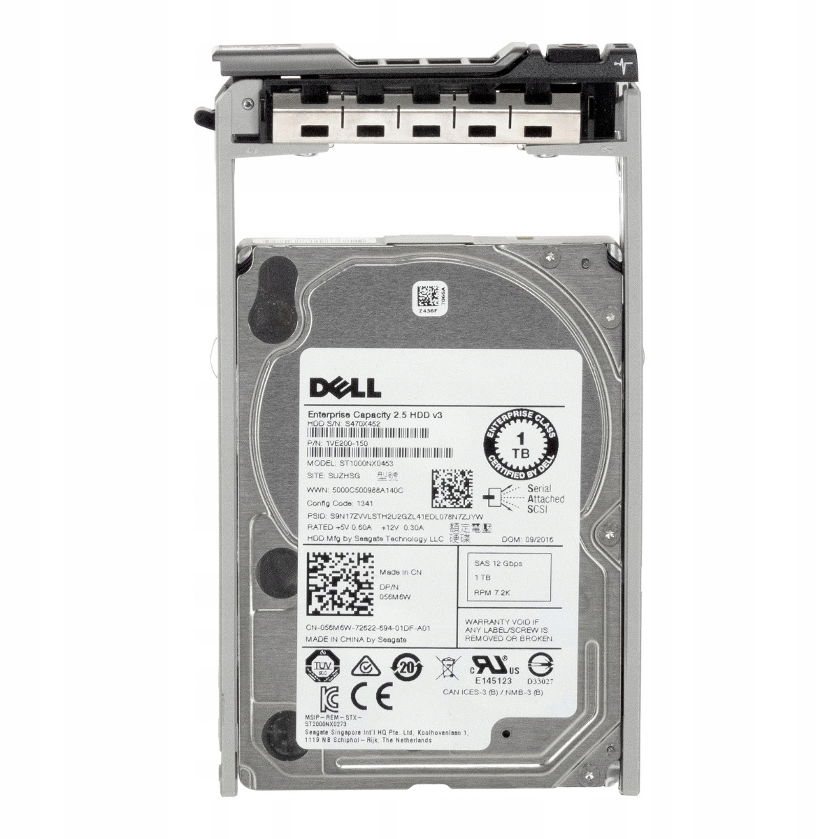 Dell 1TB 056M6W SAS-3 7.2K 128MB 2.5'' ST1000NX0453