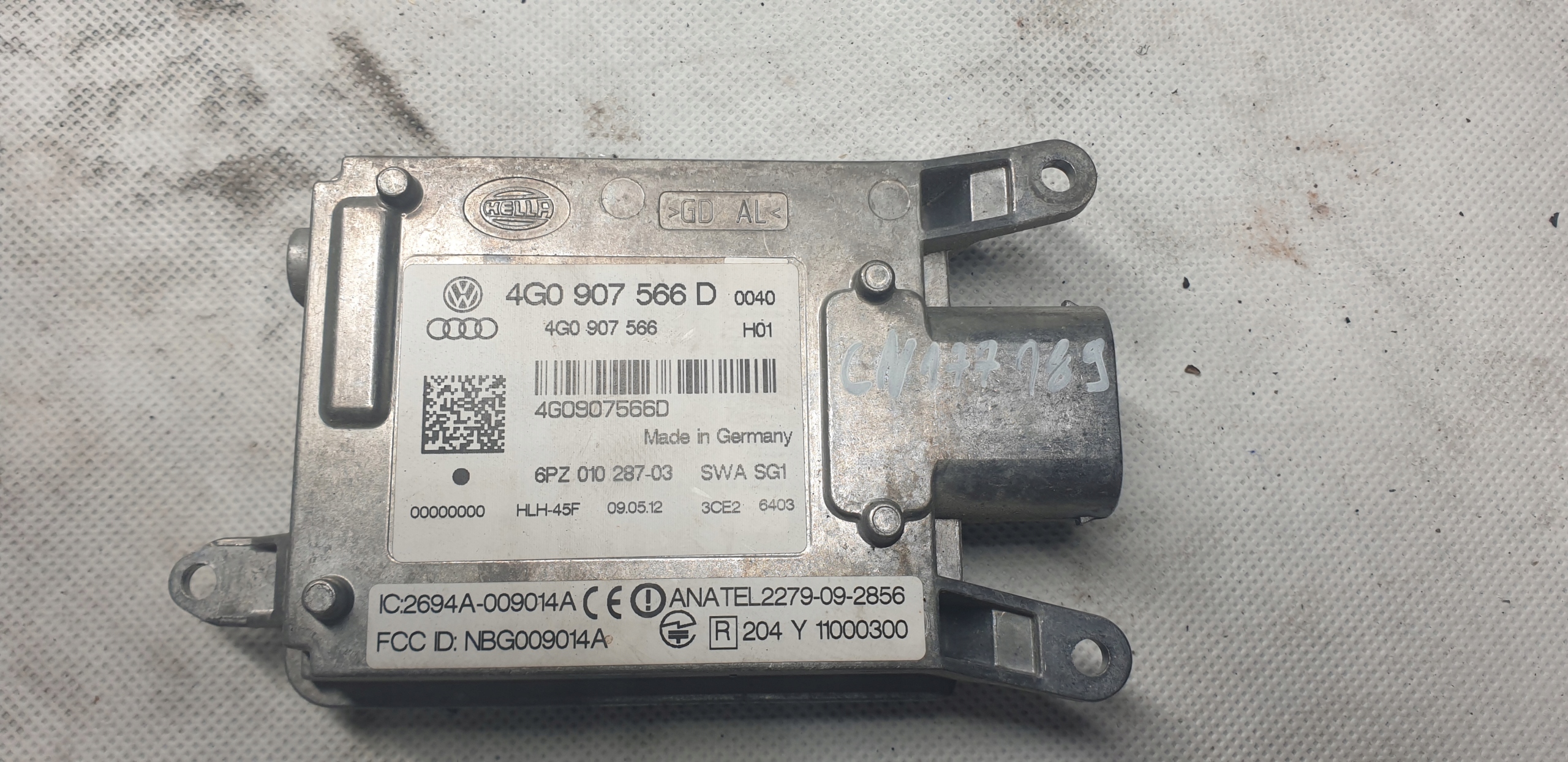 RADAR ASYSTENT ZMIANY PASA RUCHU 4G0907566D AUDI A6 C7 A7 Producent części Audi OE