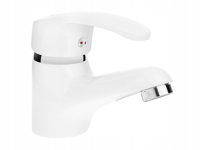 Koupelnová Umyvadlová Baterie Baterie Stojící Bílá