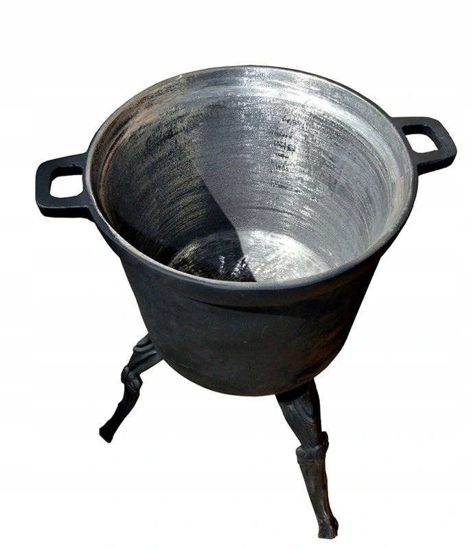 KOCIOŁEK MYŚLIWSKI 15L GARNEK ŻELIWNY POLSKI ODLEW Producent Hurtex