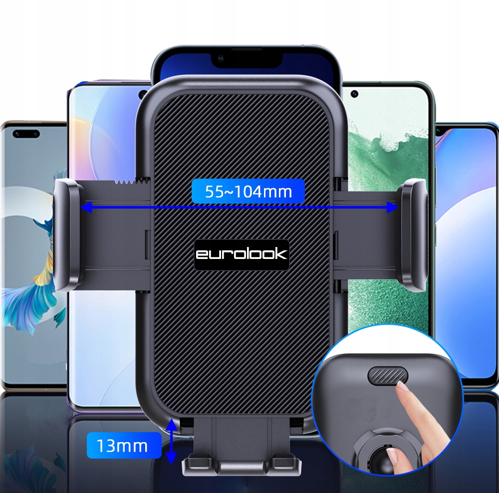 MOCNY REGULOWANY UCHWYT SAMOCHODOWY DO AUTA NA TELEFON SZYBĘ KOKPIT SAMSUNG Marka Eurolook