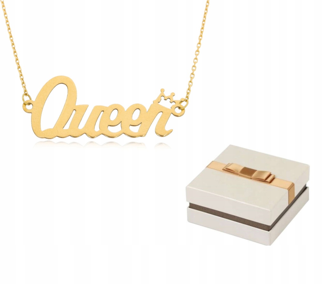 Zlatý náhrdelník Queen jako Dárek ZN80