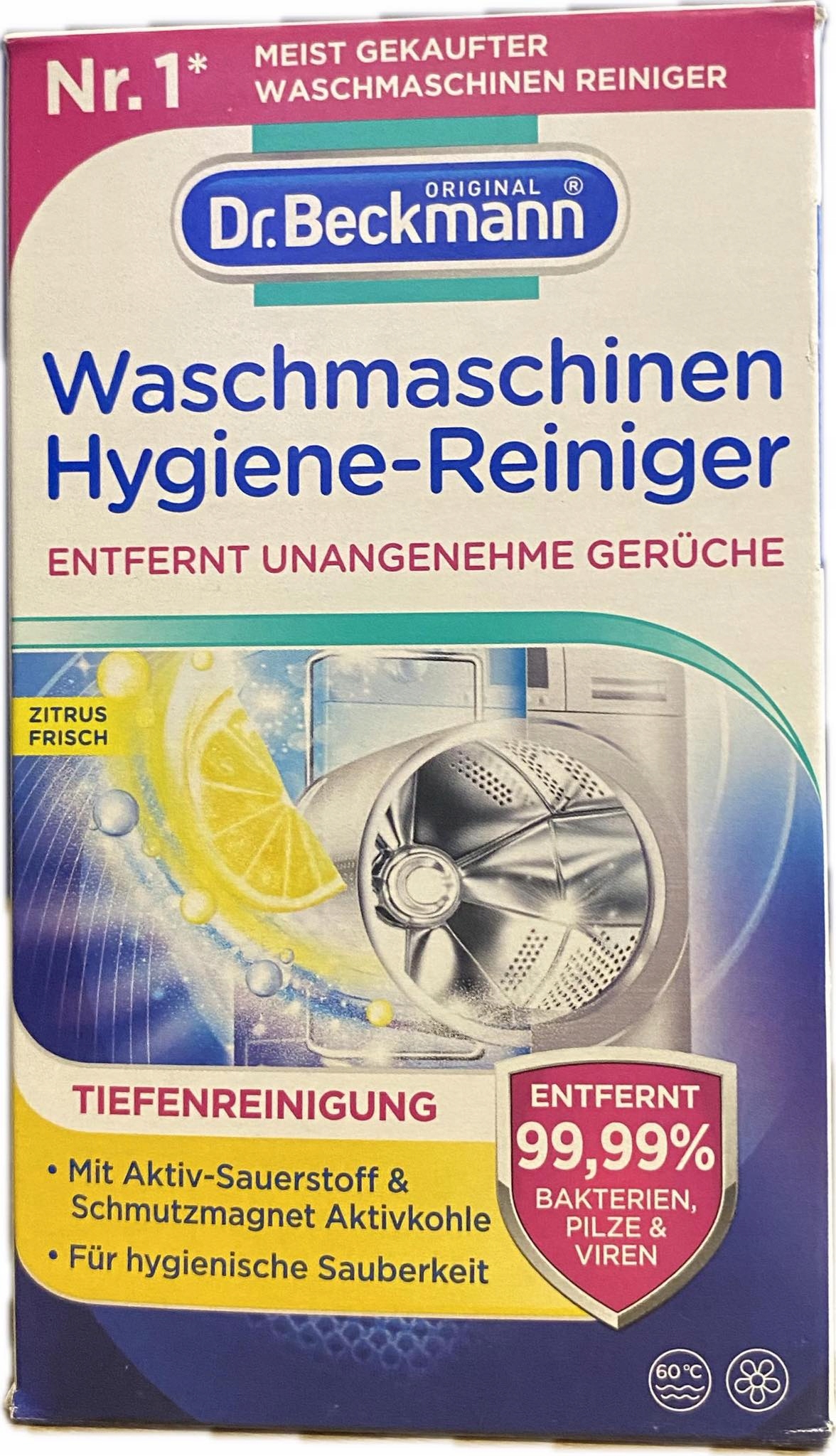 Dr. Beckmann Środek Czyszczący do Pralki 250 g DE — 5