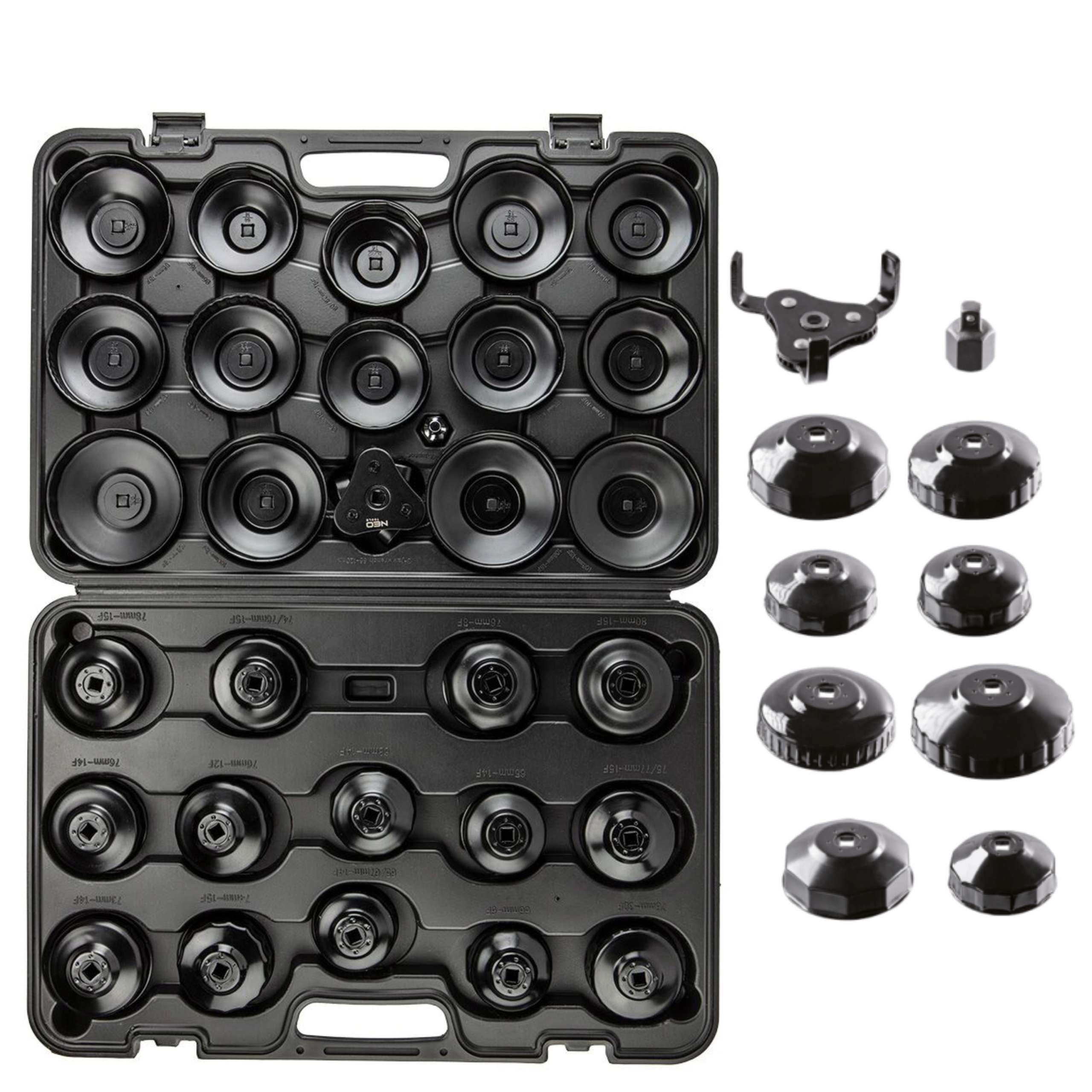 NEO набір торцевих ключів для масляних фільтрів 30шт