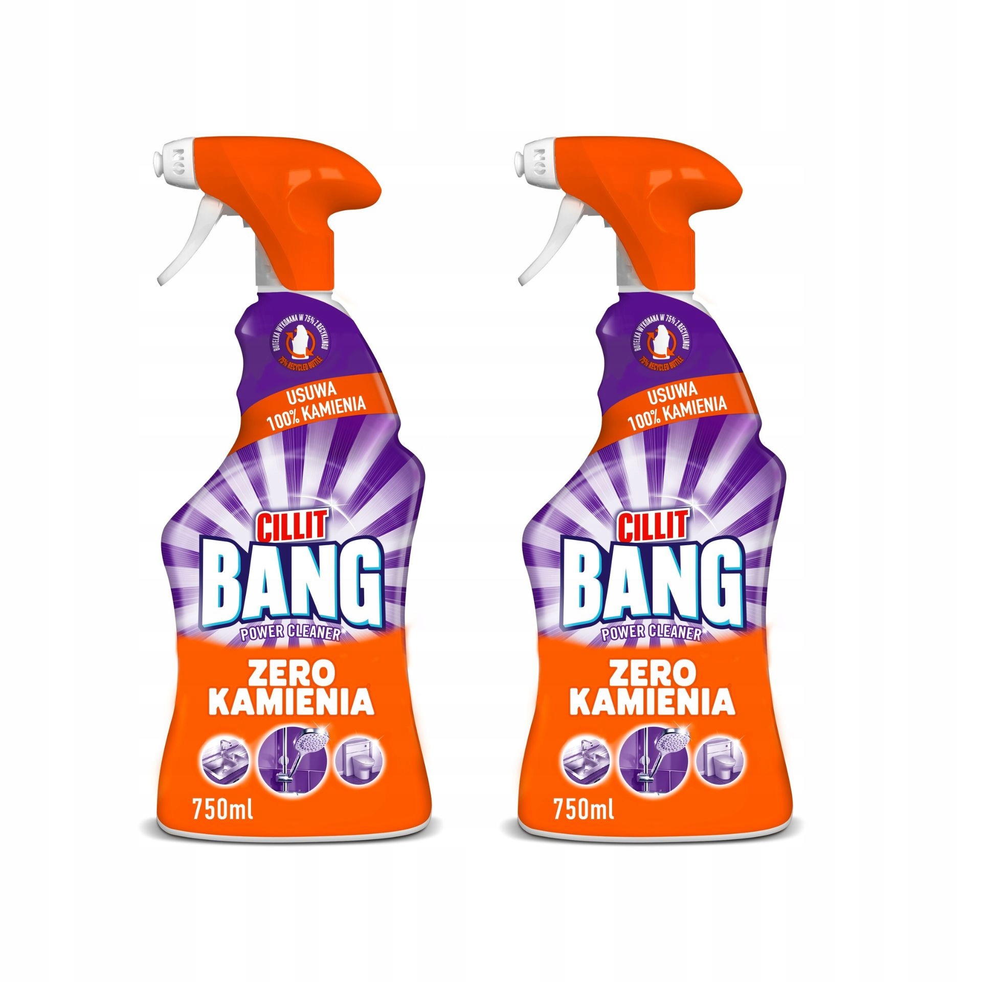 

Cillit Bang Usuwa kamień i brud spray 750ml x2szt