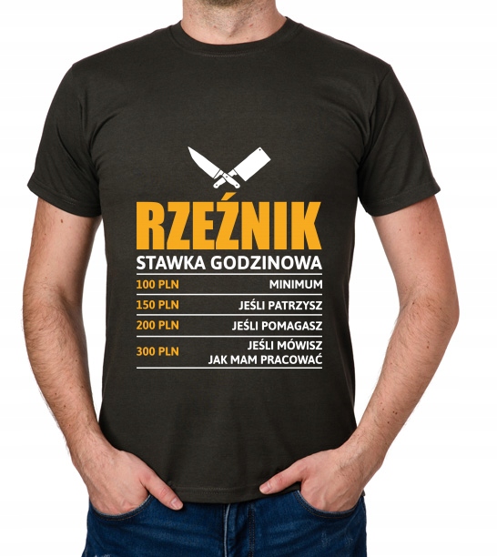 

koszulka Rzeźnik stawka godzinowa prezent