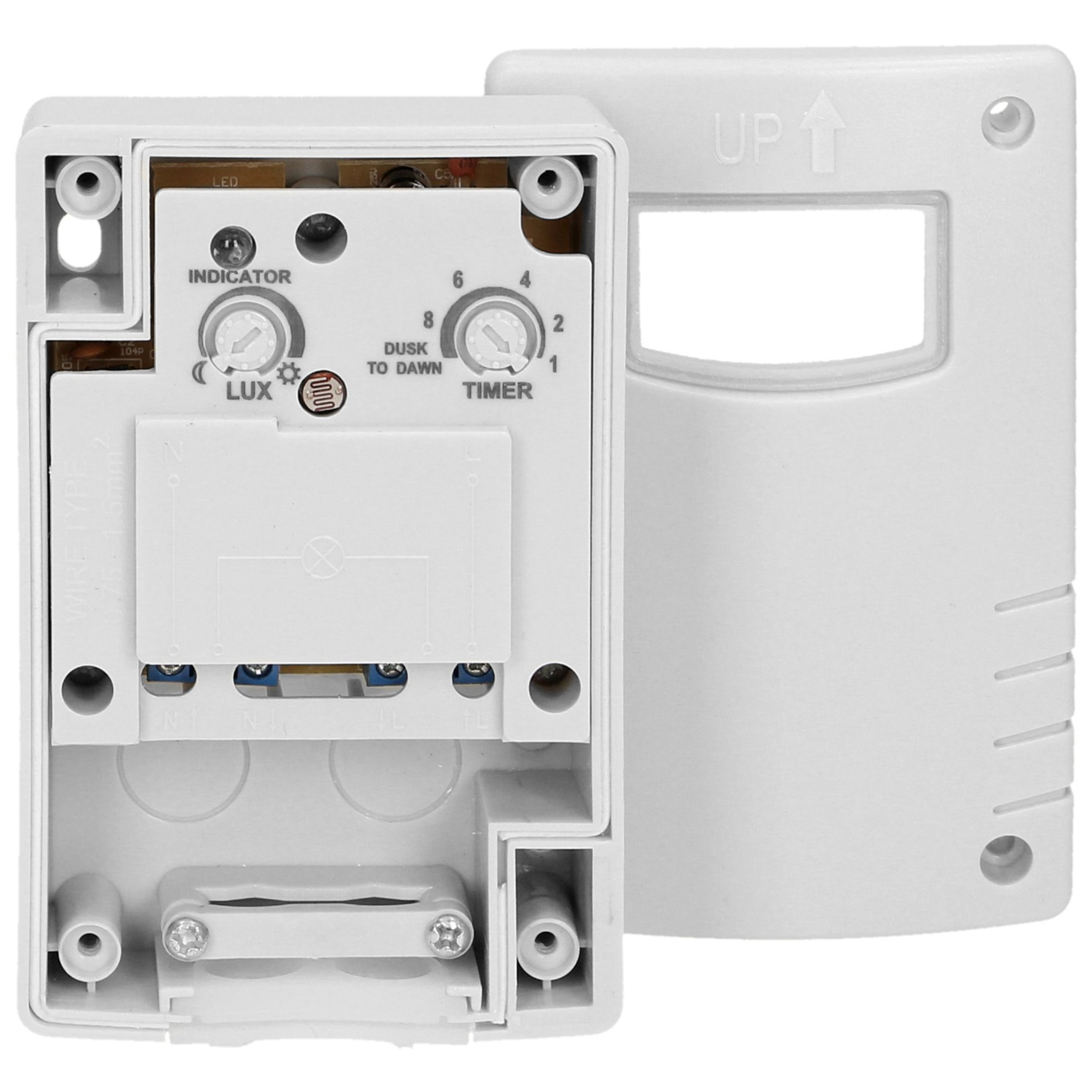 CZUJNIK ZMIERZCHU AUTOMAT ZMIERZCHOWY ZEWNĘTRZNY LED IP44 REGULACJA TIMER EAN (GTIN) 5907565612943