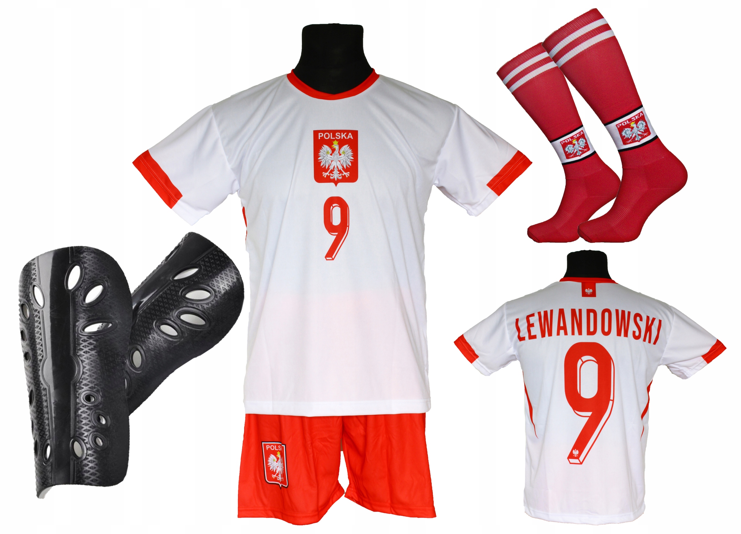 Lewandowski sportovní set fotbalového oblečení ME24 Polsko 152