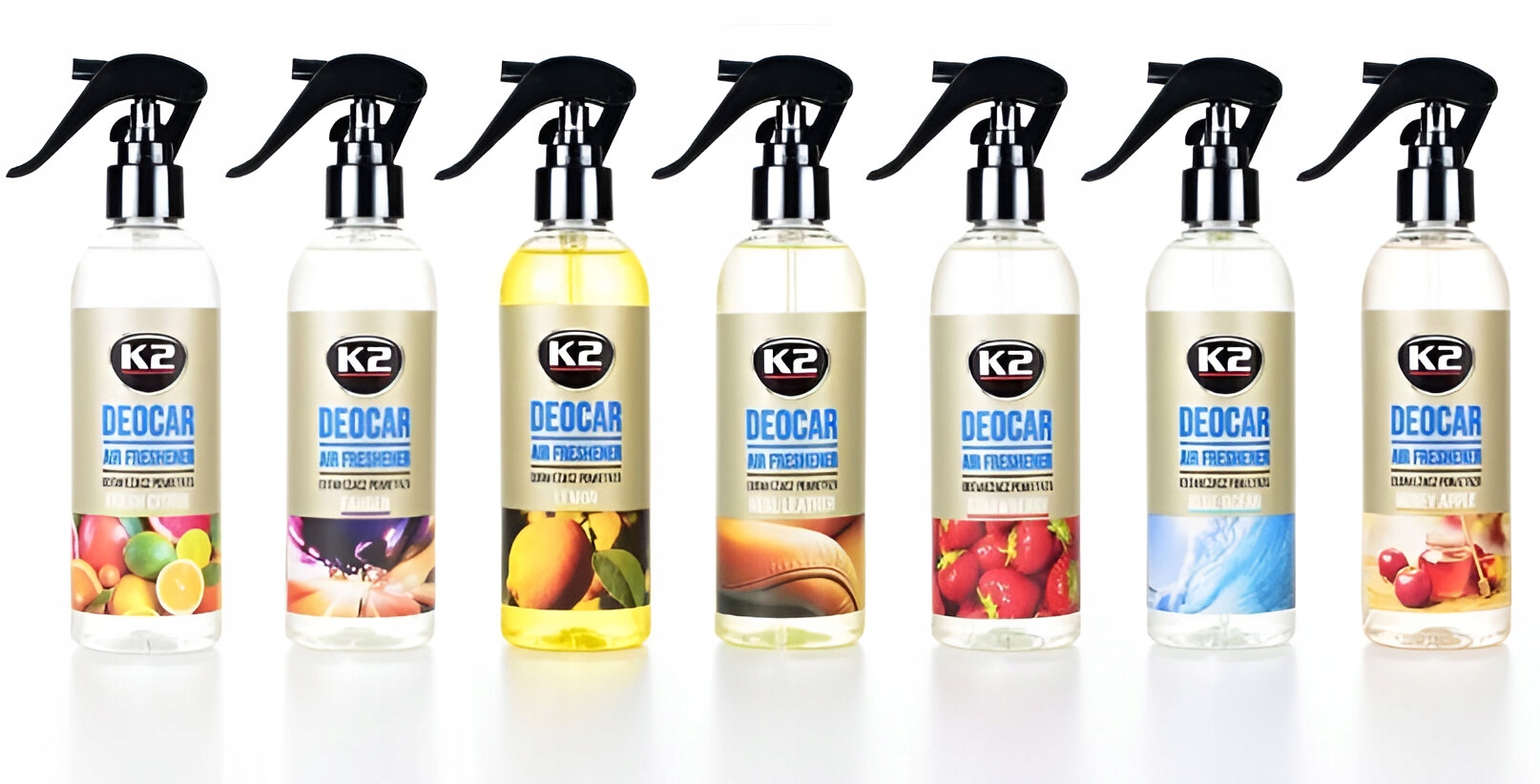K2 DEOCAR CAYON ODŚWIEŻACZ POWIETRZA DO WNĘTRZ SAMOCHODU ZESTAW 7 SZT. Rodzaj atomizery