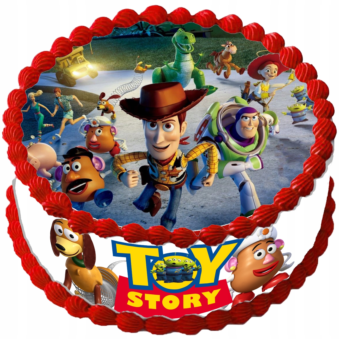 ZESTAW OPŁATEK 20CM + POSTACIE TOY STORY BAJKA 13096183905 Allegro.pl