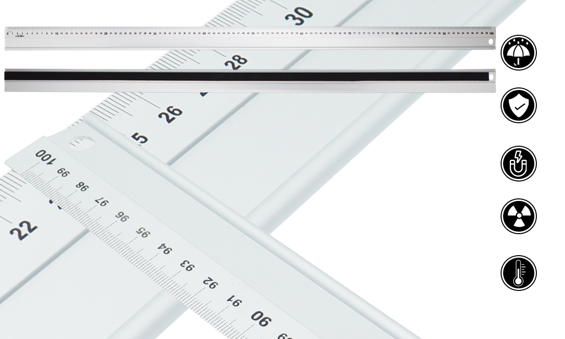 WARSZTATOWA LINIJKA METALOWA ALUMINOWA 100 CM 1M WARSZTATOWA DO ZAWIESZENIA Kod producenta lesuhi