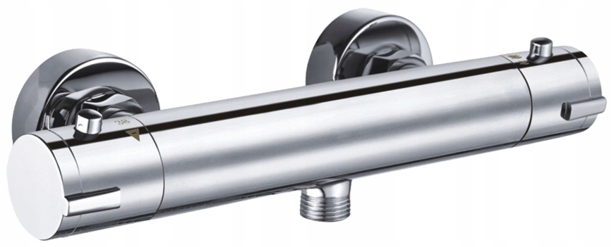 Invena Sprchová Batéria S Termostatom A Systémom Cool Touch, Chróm