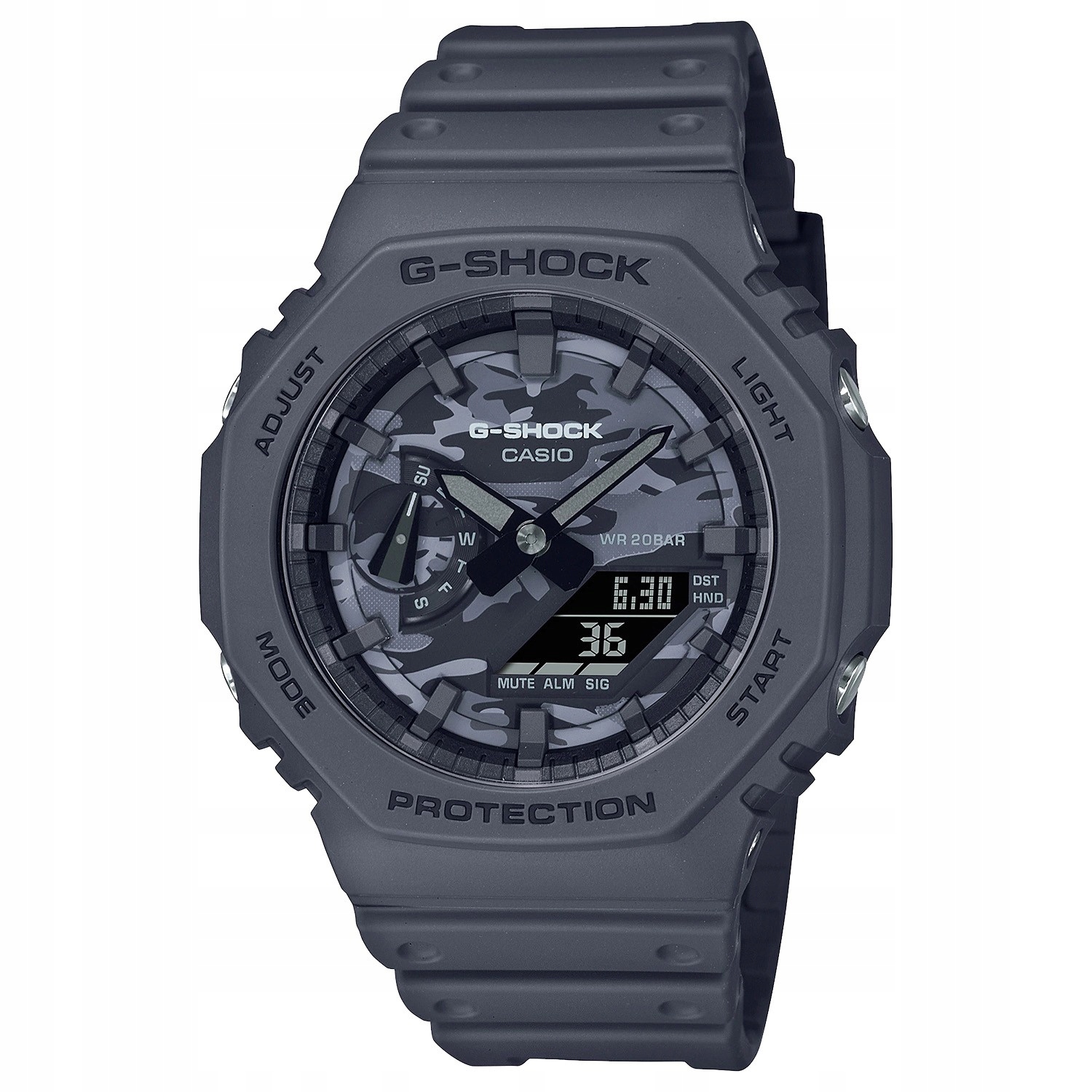 Pánske hodinky CASIO G-Shock Octagon GA-2100CA-8AER [+GRAWER]