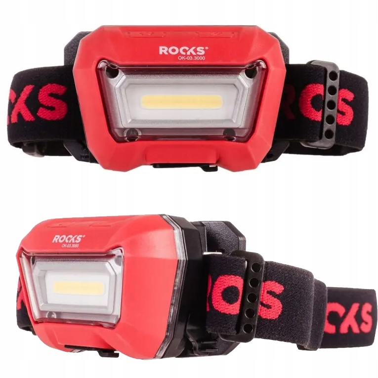 ROOKS CZOŁÓWKA LED SENSOR LAMPA CZOŁOWA 300Lm LATARKA Z CZUJNIKIEM RUCHU