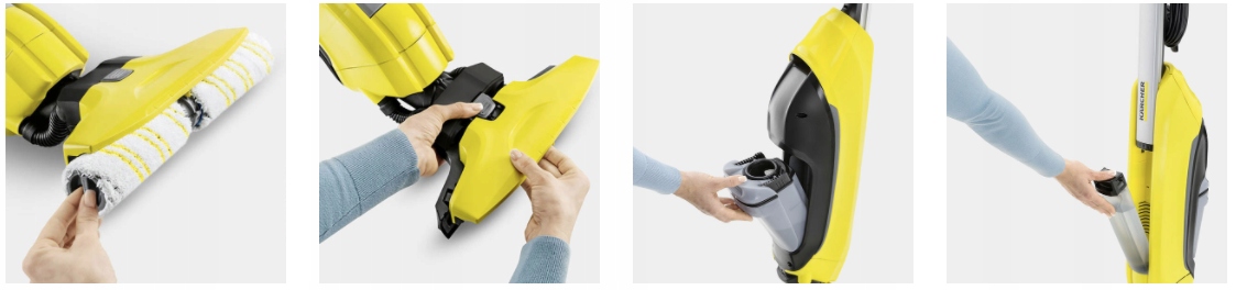 MOP ELEKTRYCZNY ODKURZACZ FC 5 KARCHER Pojemność zbiornika na kurz 0.2 l