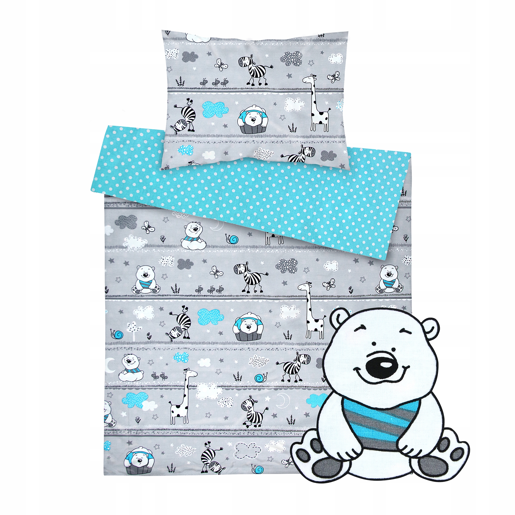 POŚCIEL 120x90 DZIECIĘCA 2EL 90x120 DO ŁÓŻECZKA