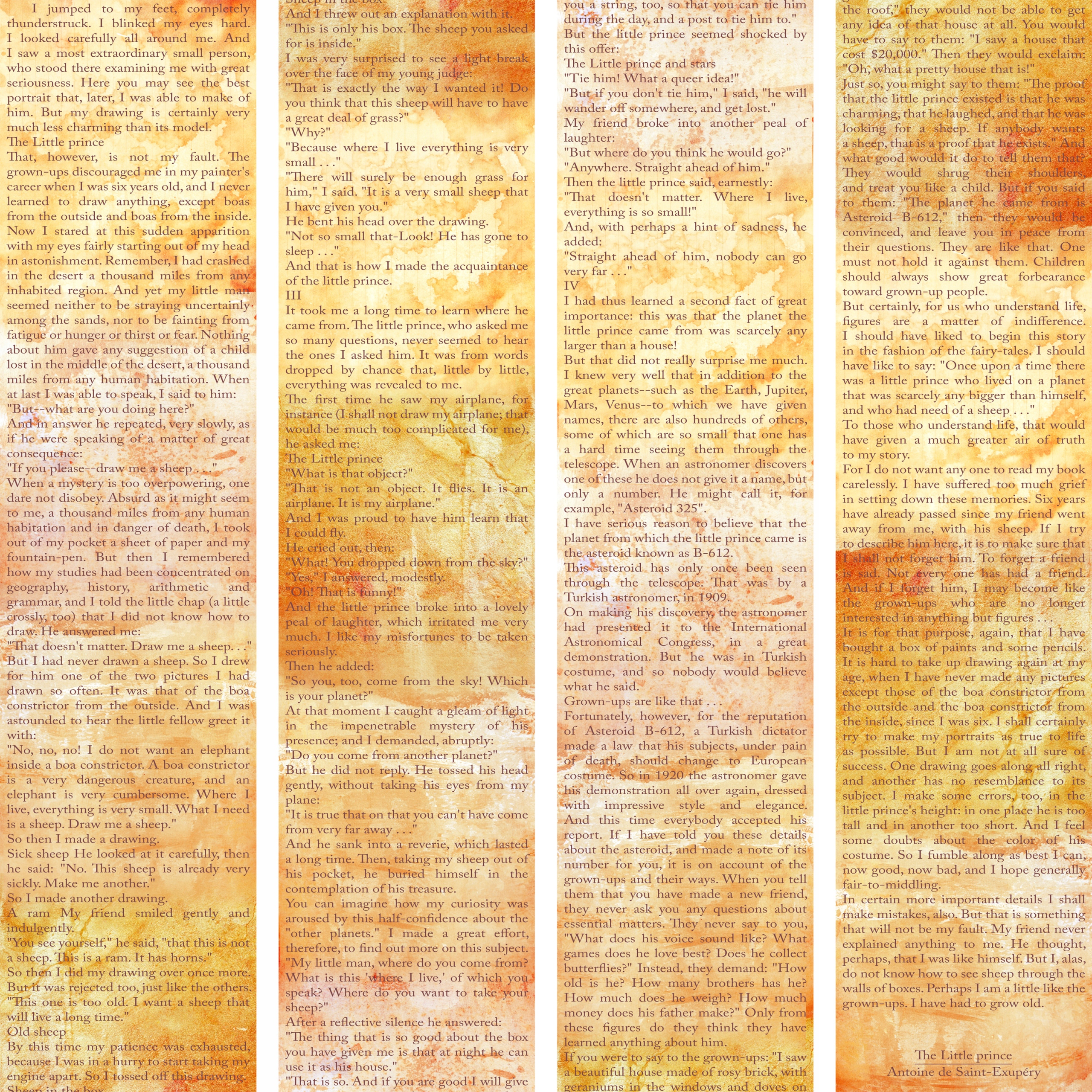 Samolepicí Tapeta Malý Princ 10 m m-A-0594-j-d