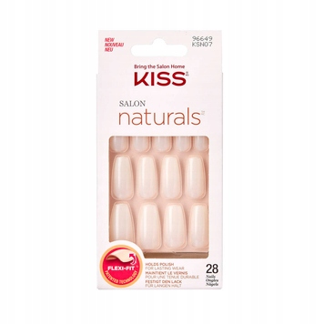 

Kiss sztuczne paznokcie naturals KSN07 x28 L