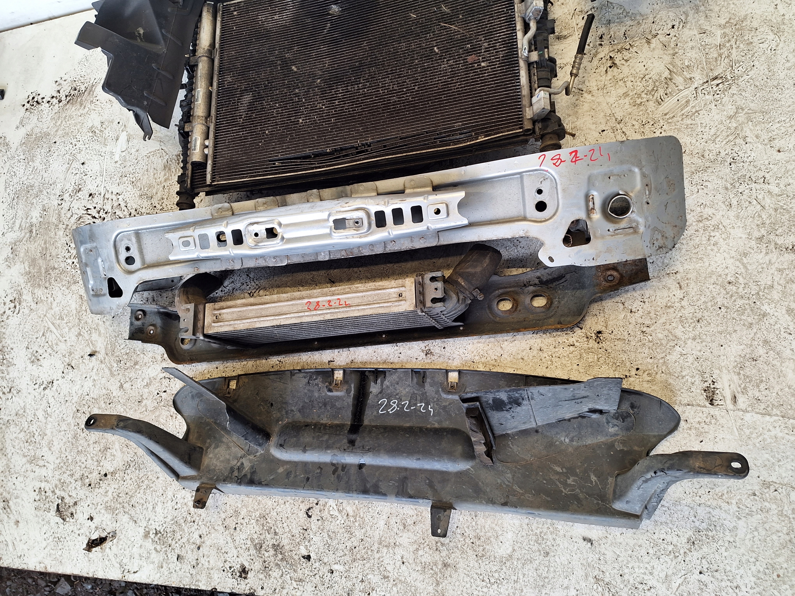 FORD TRANSIT CUSTOM 12-17 support panel for radiators 2.2 TDCI