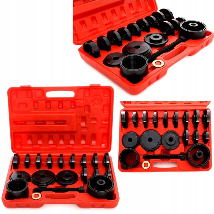 Съемник подшипников и передней ступицы, 23 штуки в коробке.