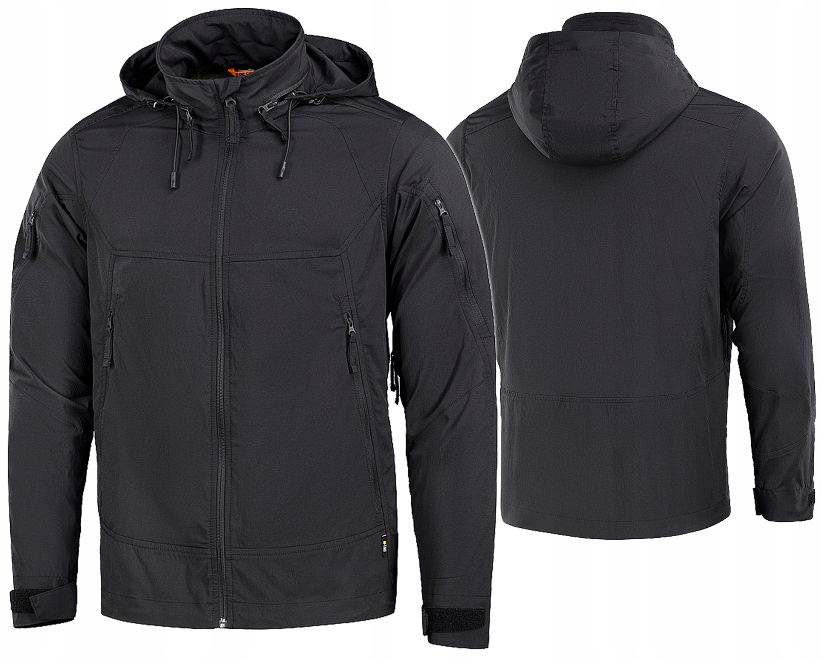 S Kapucí Sportovní Turistická Bunda S Kapucí Flash M-tac Černá S