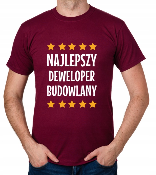 

koszulka Najlepszy Deweloper Budowlany prezent