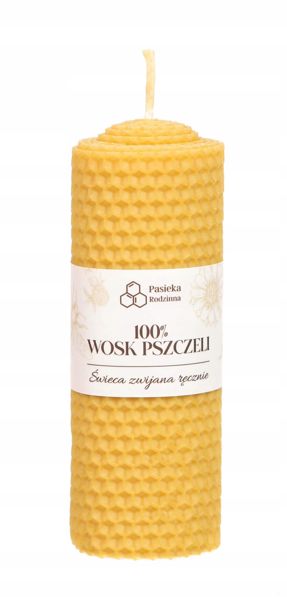

Świeca z wosku pszczelego 13/5 cm Pasieka Rodzinna