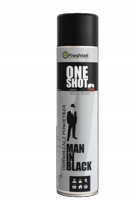 

Odświeżacz powietrza One Shot 600ml Man In Black