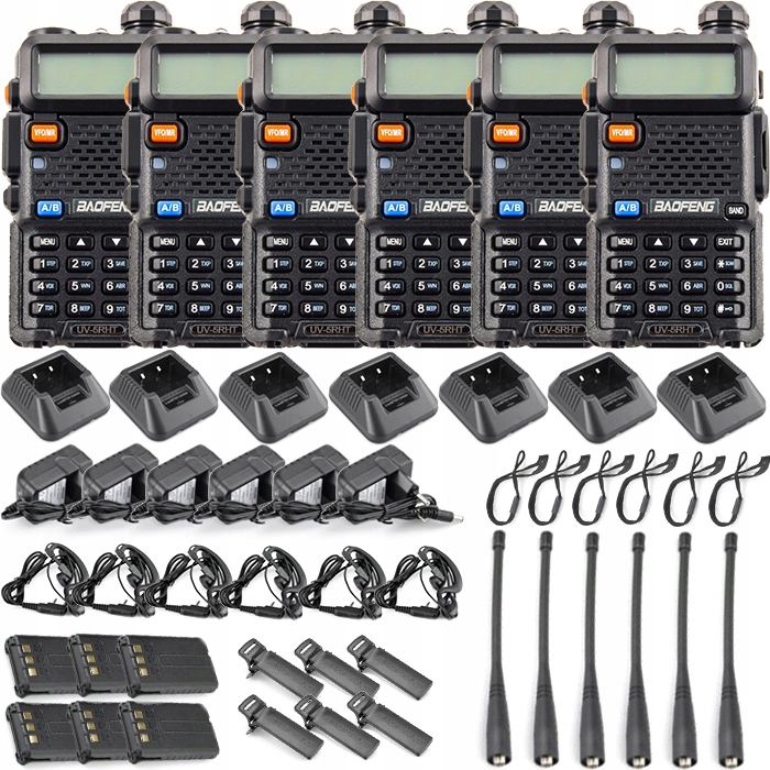 Radiotelefon Vysílačka Walkie Talkie 5W Pro Eu