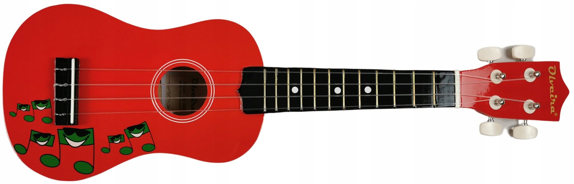 Olveira UK20 ukulele, piros szín