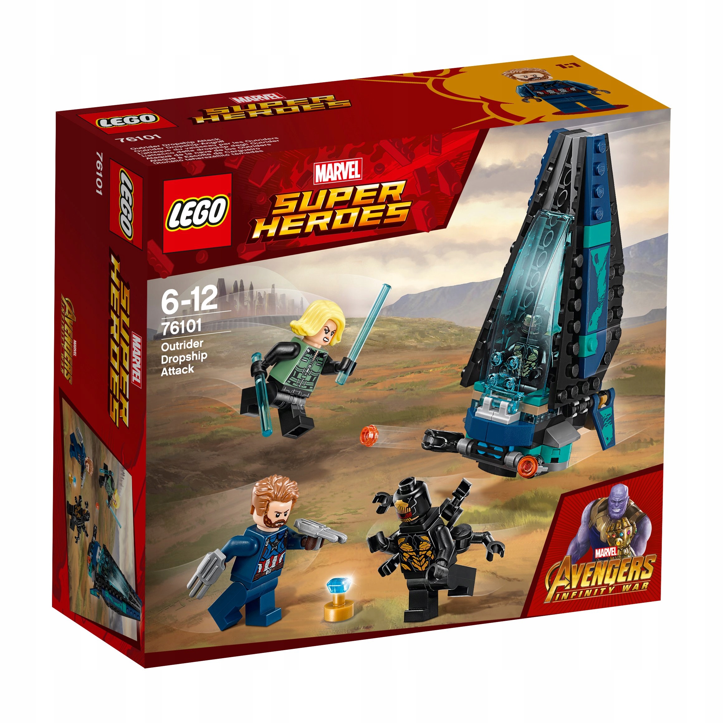 Lego Heroes 76101 Útok lodi Outriderů