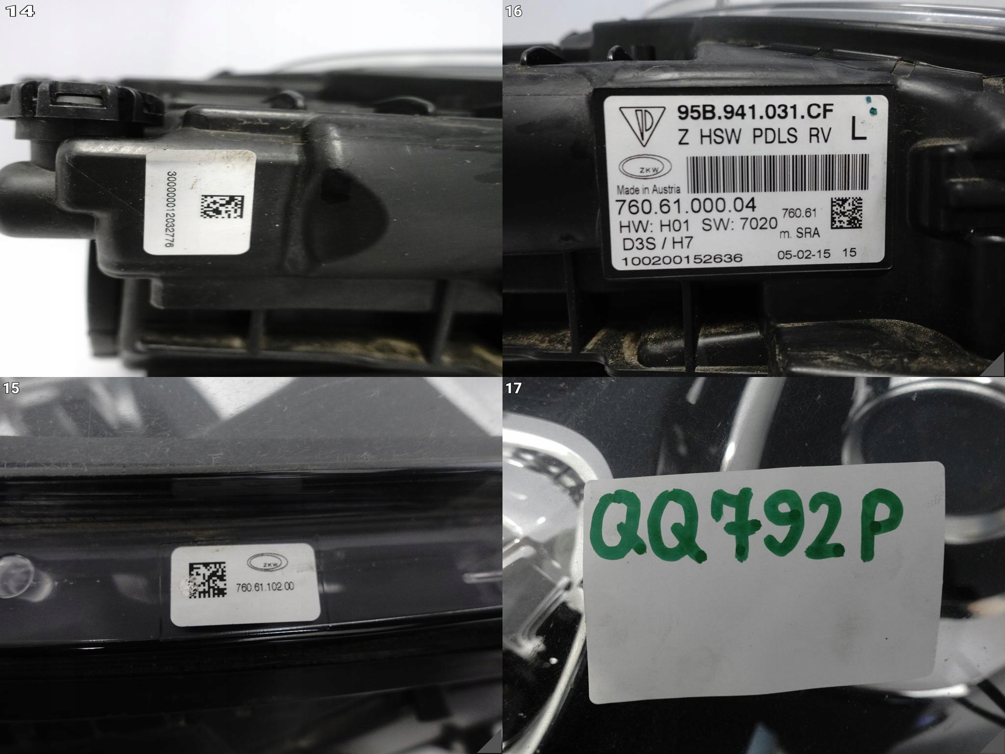 PORSCHE MACAN 95B 13-18 light XENON + LED positioning PDLS left front EUROPA