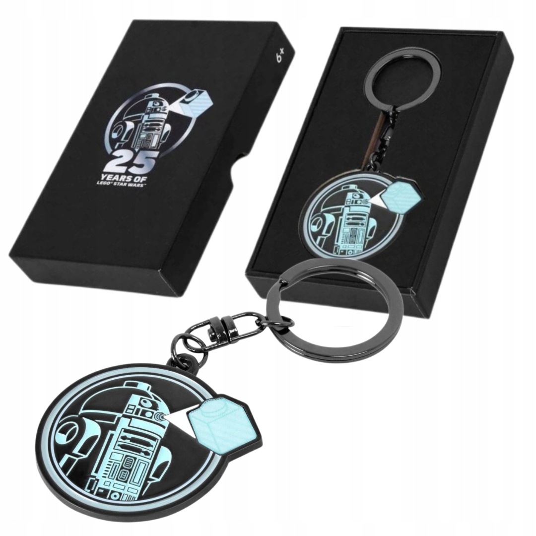 Lego Star Wars Přívěsek Na Klíče R2-D2 25 Years kovový 10 cm Originál Dárek