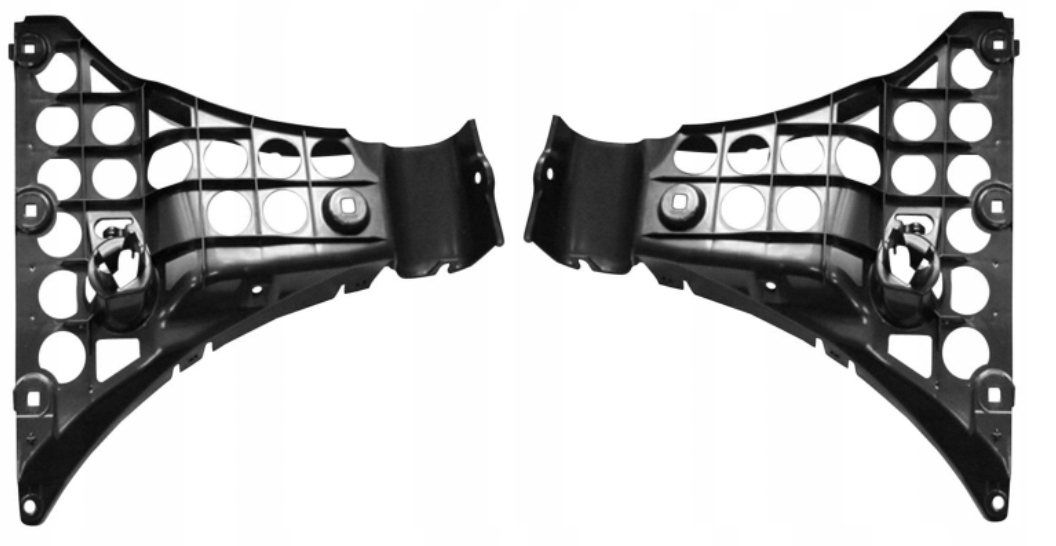 Bmw 5 03-06 Kluzné Úchytky Nárazníku Pravé+levé