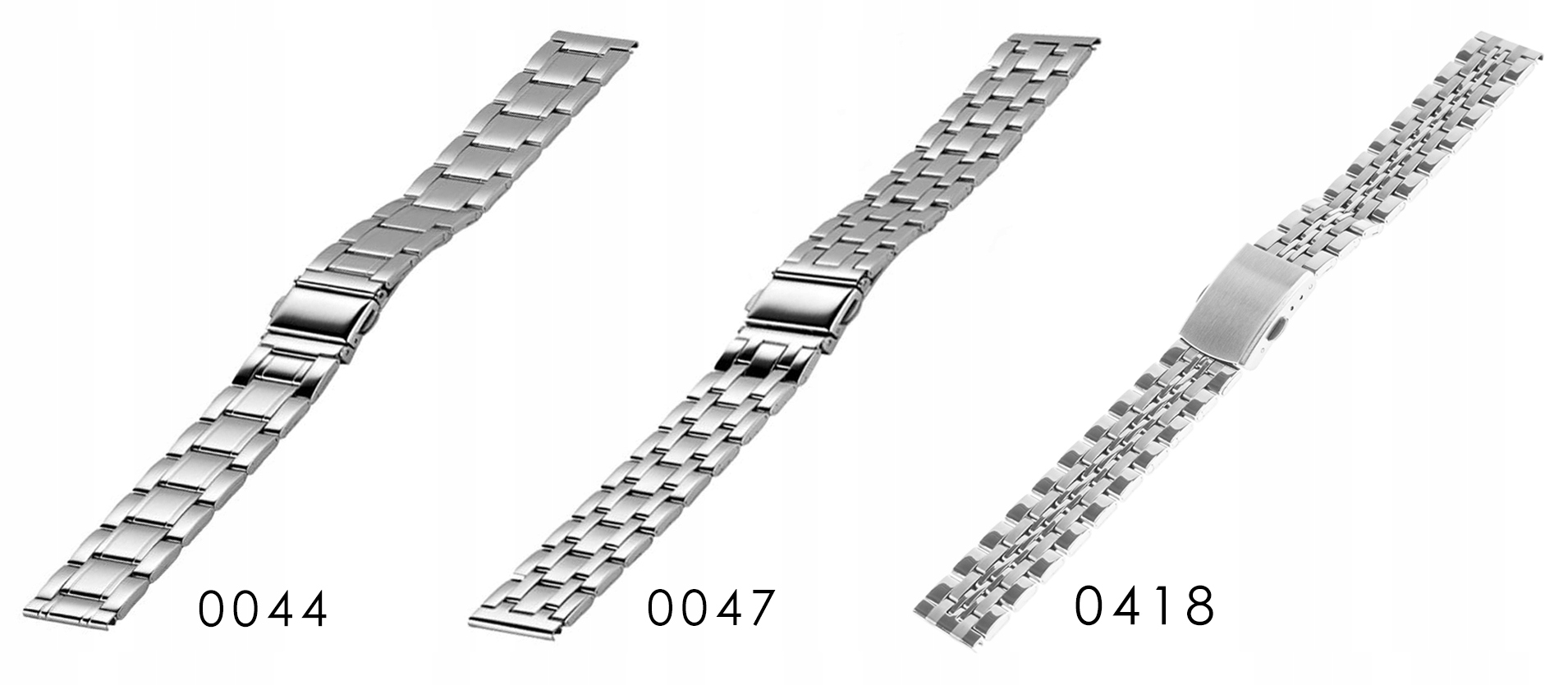 BRANSOLETA DO ZEGARKA - 16MM - SREBRNA - STALOWA Marka Extremestyle