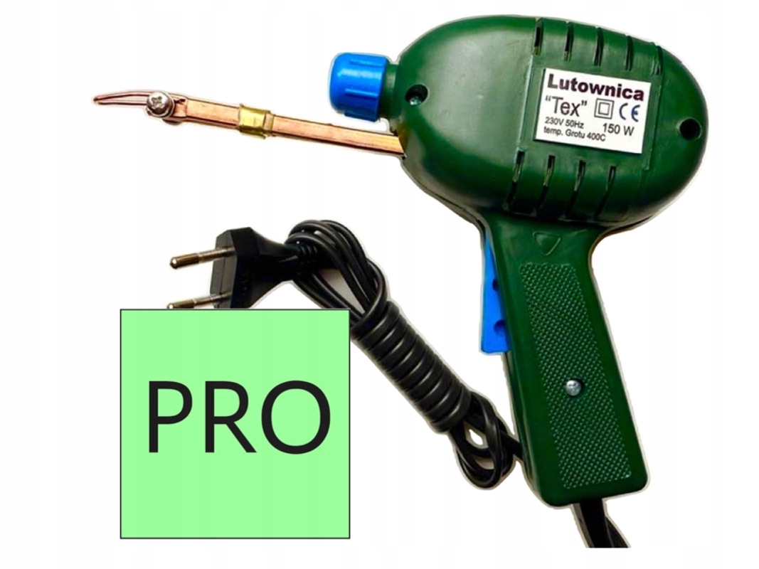 Polská Transformátorová pájka Tex 150w Pro Zelená 5 hrotů