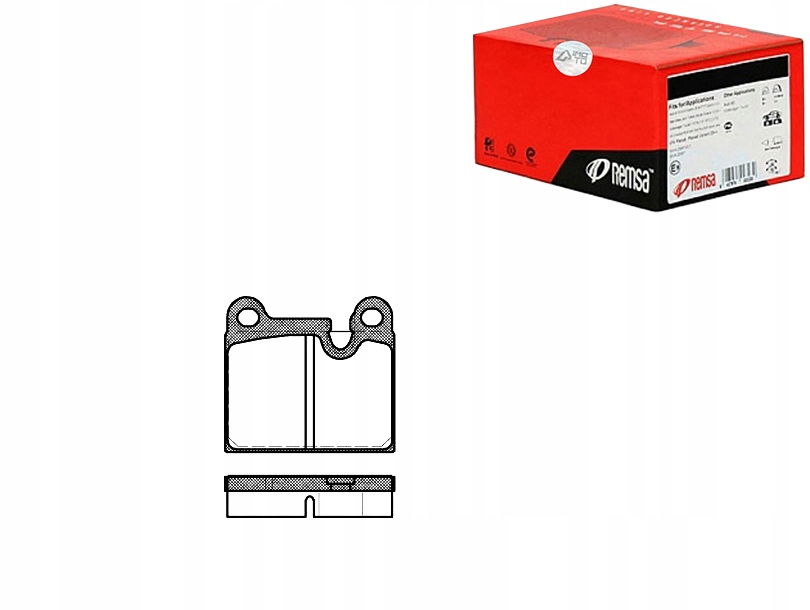 КОЛОДКИ ТОРМОЗНОЕ РЕМИТ 91135290300 91135295003 911