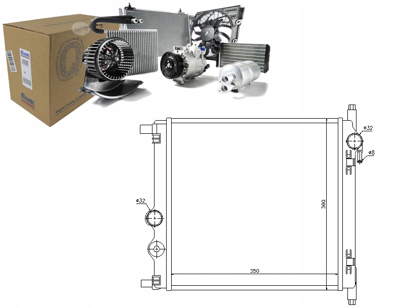 Chladič Motoru Seat MII Skoda Citigo Vw Load U Nezbytnost řidiče #37
